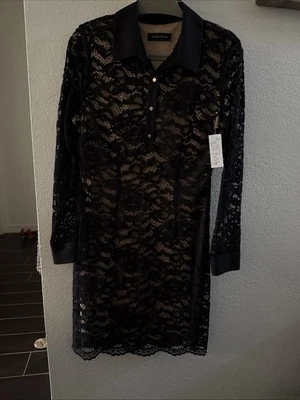 Женское черное кружевное платье Ivanka Trump 10 - Изображение 1 из 4