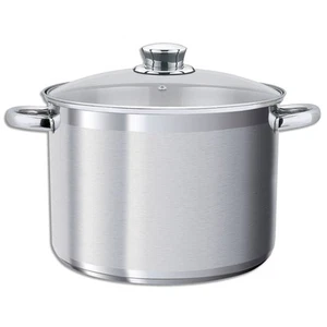 Kochtopf XXL - silber - 10 Liter - Ø 26 cm - Bild 1 von 4