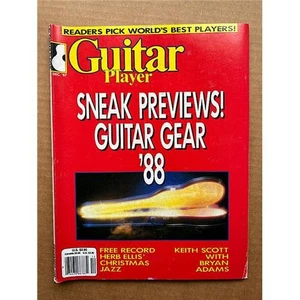 VARIOUS GUITAR 1987 GUITAR PLAYER MAGAZINE DECEMBER 1987 - PREVIEW OF 1988 GEAR  - Picture 1 of 2