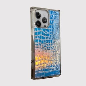 Square by FLAUNT — Holographic Croc (MagSafe) — iPhone 16 Pro Max - Bild 1 von 11