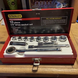 Stanley Professional 13 Piece 3/8” Drive Socket Set 87-732 - Picture 1 of 6
