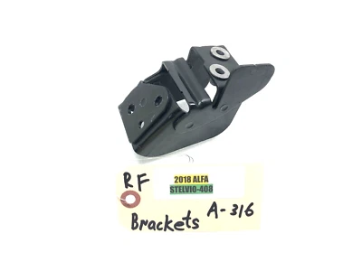 Alfa Romeo Stelvio 2017-2019 paso derecho guardabarros delantero faldón soporte fabricante de equipos originales. Foto 1 de 4