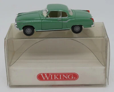 Micro Wiking Ho 1/87 Borgward Isabella Coupe Verde Ctron #8234024 In Scatola - Immagine 1 di 4