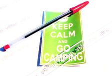 #77C "KEEP CALM GO CAMPING" - sticker for van, camper, winnebago, 4x4, surf van