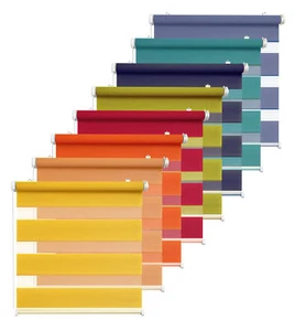 Rikmani Doppelrollo Fensterrollo COR Klemmfixierung - Bild 1 von 34
