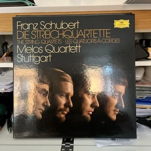 FRANZ SCHUBERT- DIE STREICHQUARTETTE 7 LP BOX MELOS QUARTETT 2620f - Foto 1 di 3
