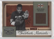 2005 Donruss Throwback Threads Materials Braylon Edwards #205 Rookie RC