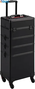 Yaheetech 4 in 1 Valigia Trolley Make Up da Trucco Beauty Case Professionale Gra - Foto 1 di 12