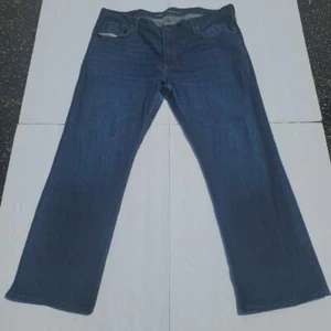 Old Navy Men's Dark Wash Straight Stretch Distressed Denim Jeans Size 42 X 32 - Bild 1 von 7