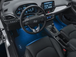 Luces de iluminación delanteras LED originales para el pozo del pie azul de Hyundai - Imagen 1 de 1