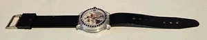 One Direction Boy Band Wristwatch Lobal Black Rhinestones 2012 UNTESTED 9" Music - Picture 1 of 7