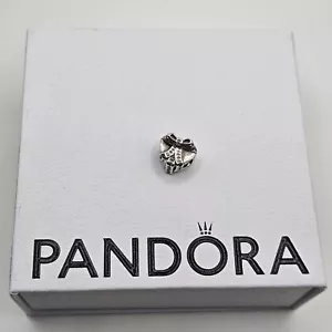Genuine Pandora Pink Love Heart Ribbon Gift Present Charm ALE 925 #791423PCZ - Picture 1 of 3