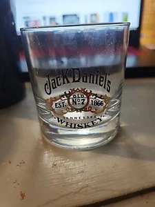 Jack Daniels Tennessee Whiskey Old No 7 Est 1866 Glass Low Ball Rocks VTG - Picture 1 of 6