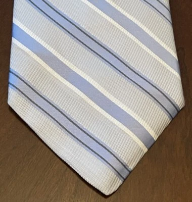 Corbata de cuello vintage Jones New York azul 100 % seda importada para hombre hecha en EE. UU. Foto 1 de 4