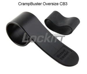 Crampbuster Black Oversized CB3 Motorcycle Cruise Assist - Picture 1 of 2