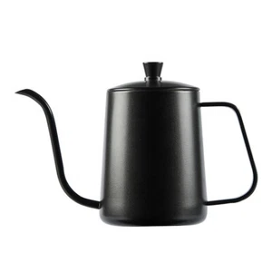 Coffee Pot Kettle Stainless Steel 600ml Black Pour Over Coffee Kettle Tea Kettle - Picture 1 of 5