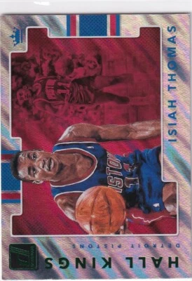 2017-18 Panini Donruss Optic Hall Kings Isiah Thomas #11 Silver Prizm - Image 1 of 2