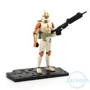 Star Wars 3.75 Clone Wars CN Animated Clone Commander Cody Loose Complete - Picture 1 of 1