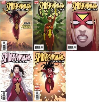Spider-Woman: Origin #s 1-5 Complete Limited Series Marvel (2005) VF/NM - Image 1 of 4