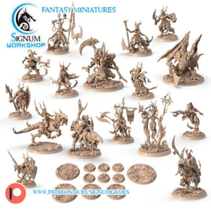 Miniature D&D/wargames Signum Workshop Febbraio 2023 resina dettagliata 3d print - Foto 1 di 18