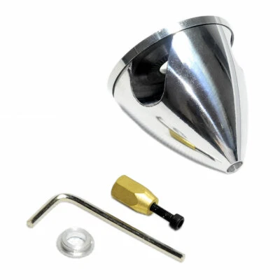 3 Bladed 2.25in 57mm Aluminum Spinner for Nitro Glow Engine RC Airpane Warbird - Image 1 of 4