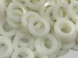 M12 12mm FORM A METRIC NYLON PLASTIC WASHERS VARIOUS PACK SIZES NUTS N BOLTS - Picture 1 of 6