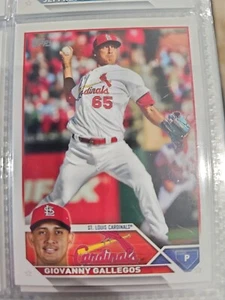 GIOVANNY GALLEGOS 2023 Topps Series 1 #13 - Cardinals - Picture 1 of 2