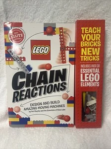 Klutz Lego Chain Reactions Design & Build Amazing Moving Machines Book w/ Legos - Picture 1 of 8