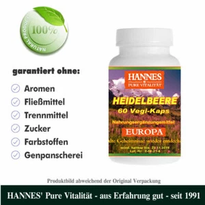 Heidelbeer Vegi-Kaps - Beste HANNES' Qualität - Bild 1 von 3