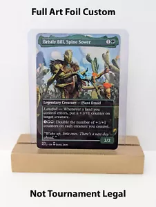 Bristly Bill, Spine Sower Foil Custom Sticker on Bulk MTG Commander - Bild 1 von 2