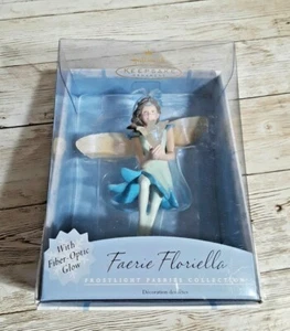 Hallmark Frostlight Faeries Collection Floriella w/ Fiber-Optic Glow 2001 - Picture 1 of 4
