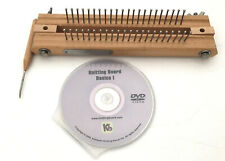 Authentic Knitting Board Kb Wood 10" Loom, Hook And Dvd Instruction Video
