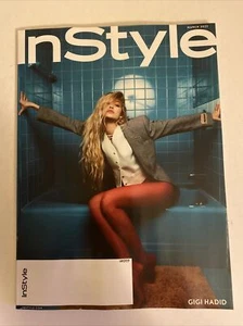 INSTYLE MARCH 2022 GIGI HADID THE FASHION ISSUE -BATHTUB COVER 170 PAGES   - Picture 1 of 2