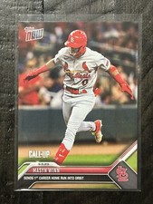 2023 TOPPS NOW Card #828⚾️MASYN WINN CALL-UP SP🔥1st Career HR into Orbit