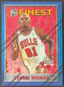 DENNIS RODMAN 1995-96 Topps Finest #149 w/peel CHICAGO BULLS *Free Shipping* - Picture 1 of 2