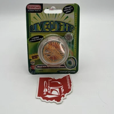 DUNCAN LIMELIGHT LIGHT UP LED YO-YO Orange Yoyo 3517LL New Old stock 2009 - Image 1 of 2