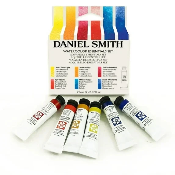 Daniel Smith Watercolor Essentials Set, 6 Tubes BRAND NEW