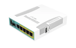 Routeur filaire Mikrotik hEX PoE Blanc - RB960PGS - Photo 1/5