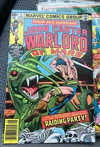 John Carter Warlord Of Mars #4 - Sept 1977 - Marvel Comics - Free Shipping! - Picture 1 of 4