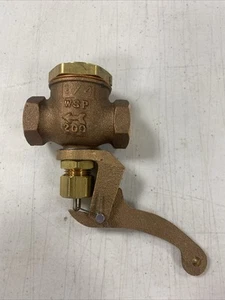 1/4" WHISTLE VALVE C25WT UNITED BRASS STEAM OIL WATER - USA - HEAVY DUTY - Picture 1 of 7