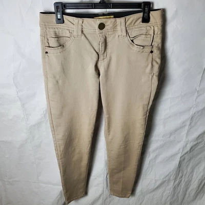 Democracy Pants Womens 6 Beige Skinny Ankle Ab Technology Stretch Slimming - Image 1 of 4