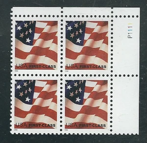 Scott # 3620...(37) Cent...Flag...Plate Block - Picture 1 of 1