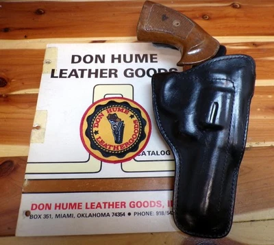 H900 #7-4 FS HUME Holster for COLT Official Police Trooper Army Sp 38 Lawman 4" - Image 1 of 4