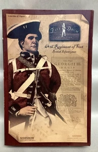 Sideshow Collectibles 12" British Redcoat 64° Reggimento Fife & Drum 2004 - Foto 1 di 5