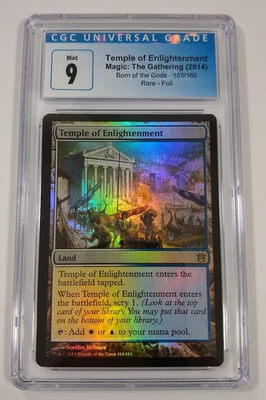 Foil Temple of Enlightenment MTG Graded CGC 9 Mint NM Near Mint BNG - Image 1 of 4