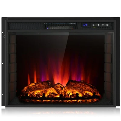 Topbuy 26 Inch Recessed Electric Fireplace Insert heater W/ Remote Control - Image 1 of 4