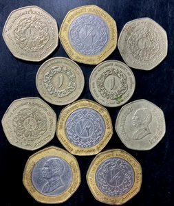 Altes JORDAN Münzlot - UNCOMMON - 10 Top Münzen - Lot #O29 - Bild 1 von 1