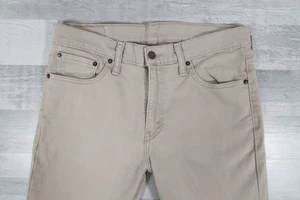 Levi's 511 Mens Slim Fit Stretch Beige Jeans W33 L33 - Picture 1 of 12