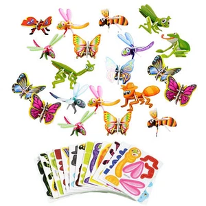 3D Puzzles 25PCS Dinosaur Theme DIY For Kid Handmade Puzzle Toys Model Set Gift - Picture 1 of 10