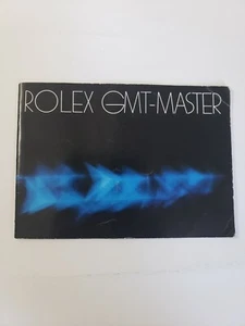 ROLEX GMT MASTER INSTRUCTION BOOKLET 1981 RARE VINTAGE 16750 16758 16753 - Picture 1 of 8